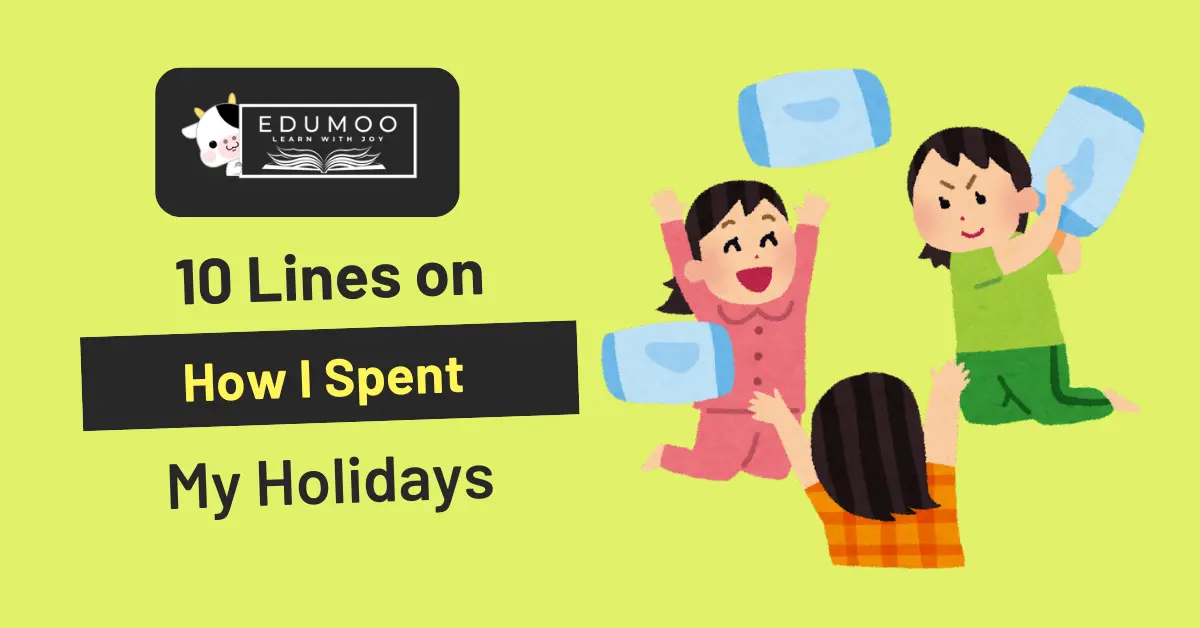 10 lines on how i spent my holidays